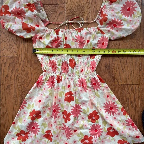 Sabo Skirt Darling Floral Mini Dress Womens Size S - Picture 7 of 11